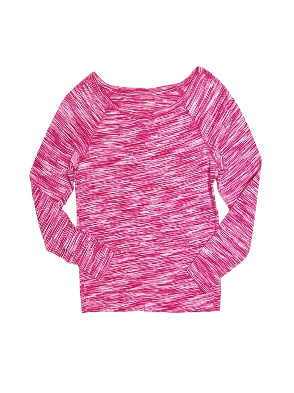 JOE FRESH Women's Pink Athletic Long Sleeve Top